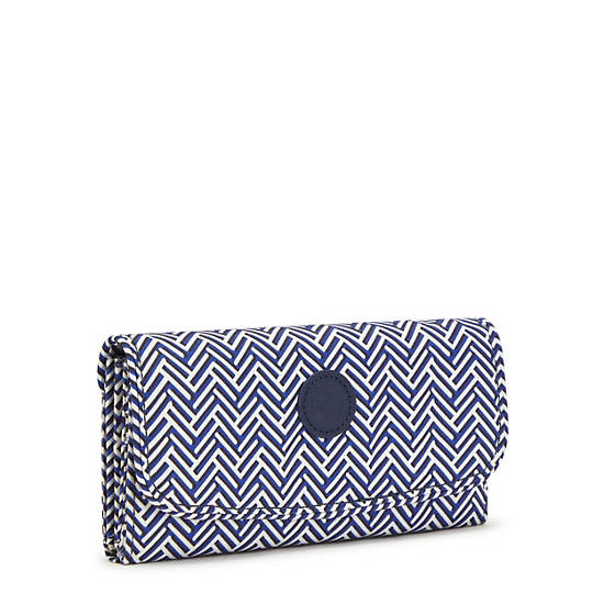 Kipling Money Land Printed Snap Wallet Handbag Grijs | BE 1283GS